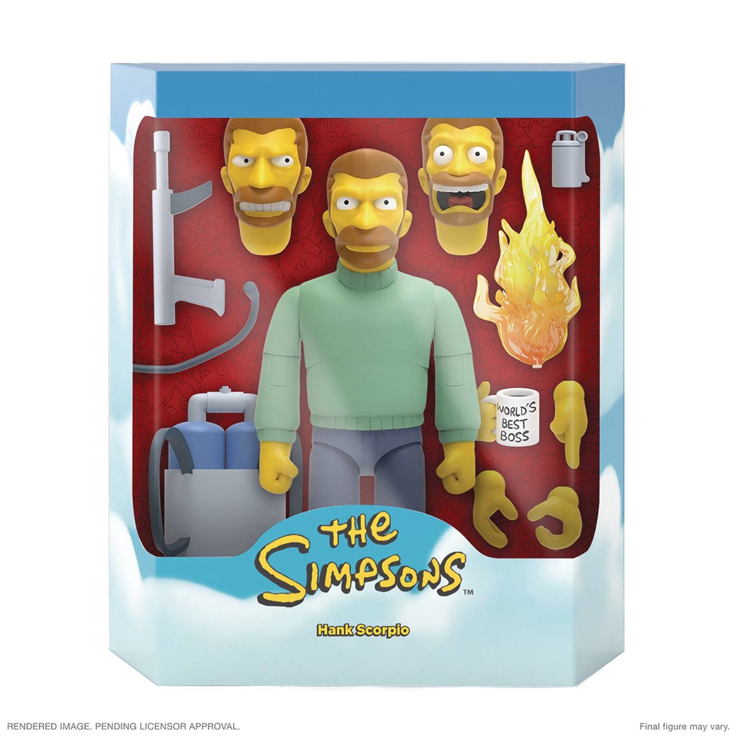 Super7 Ultimates - The Simpsons (Wave 2) Hank Scorpio Action Figure