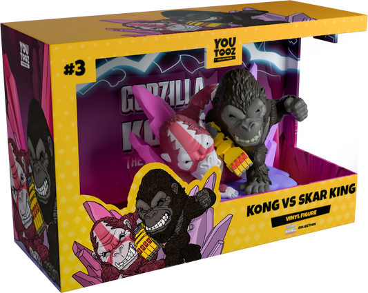 [PRE-ORDER] Youtooz - Godzilla x Kong: The New Empire #3 - Kong vs Skar King Vinyl Figure 2-Pack (78273)