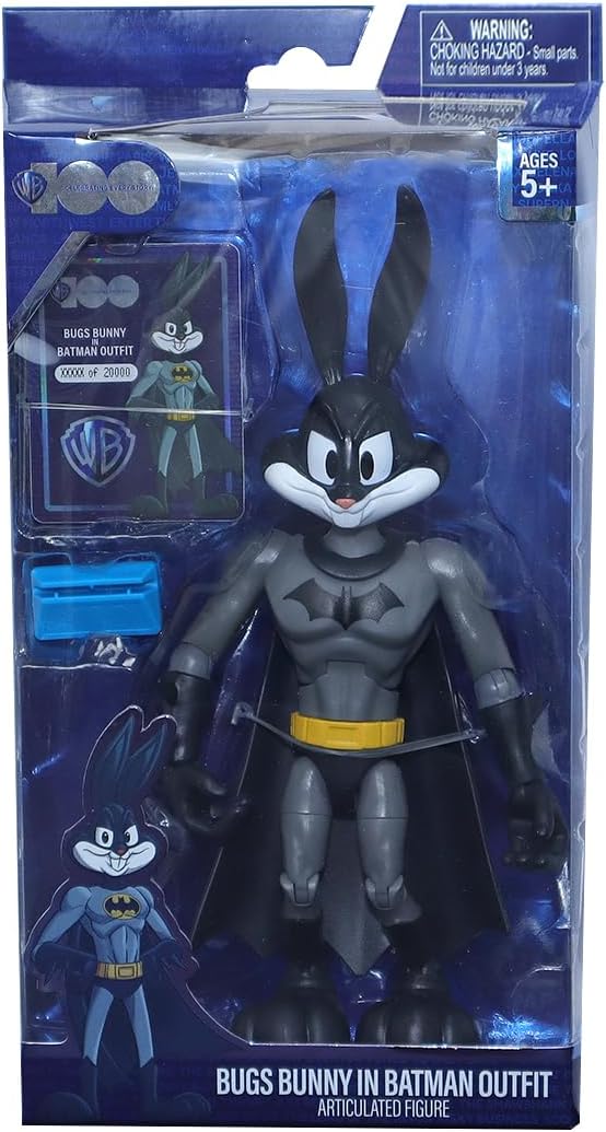 WB100 - Looney Tunes x DC - Bugs Bunny (Batman Outfit) Action Figure (22885) LOW STOCK