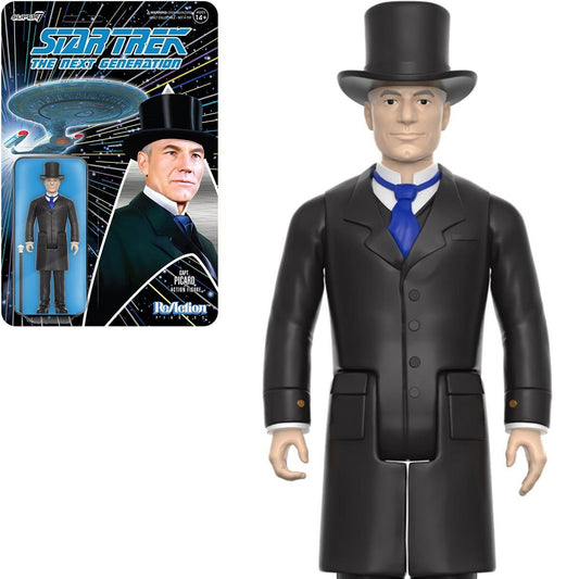 Super7 ReAction Figures Star Trek Next Generation (Wave 3) Victorian Capt Picard Action Figure 82108