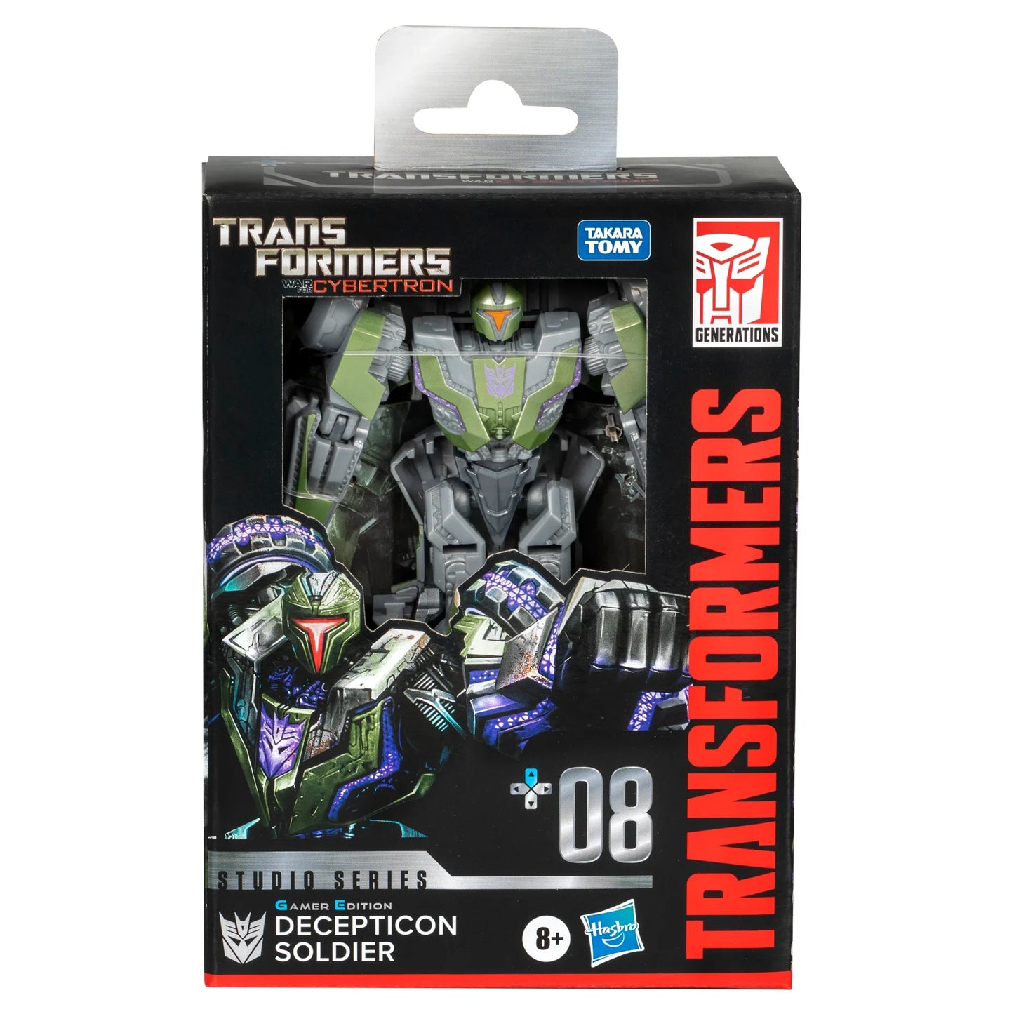 [PRE-ORDER] Transformers: Studio Series Gaming Edition #8 - Deluxe Decepticon Soldier Action Figure (F8763)
