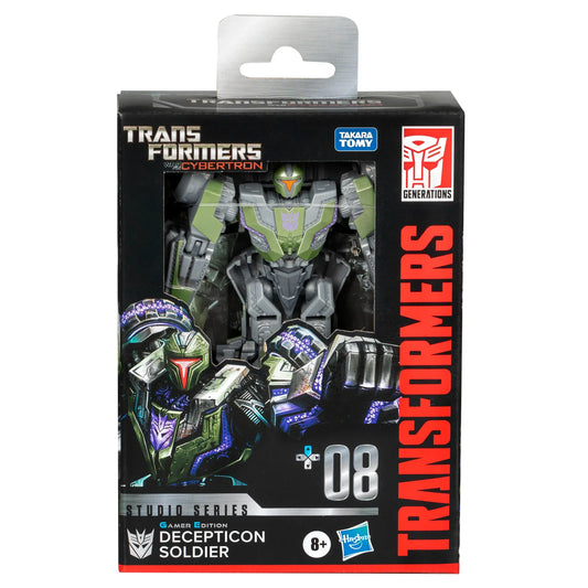 [PRE-ORDER] Transformers: Studio Series Gaming Edition #8 - Deluxe Decepticon Soldier Action Figure (F8763)