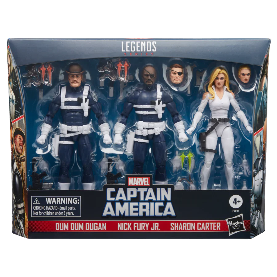 [PRE-ORDER] Marvel Legends Series - Captain America Action Figure 3-Pack (F9047)