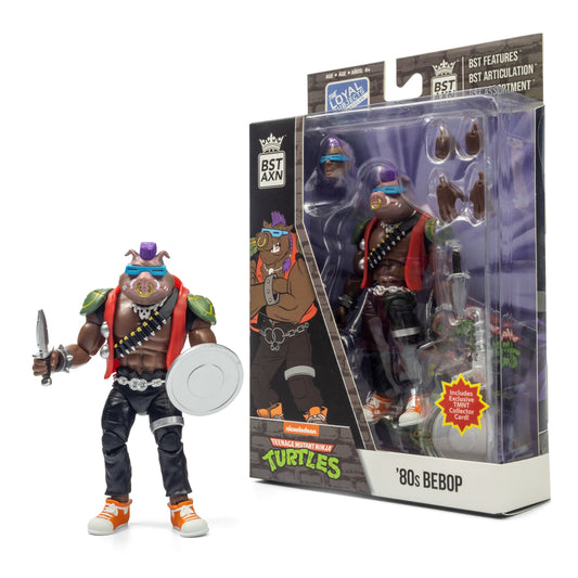 The Loyal Subjects BST AXN - Teenage Mutant Ninja Turtles - Bebop (80's Variant) Action Figure 77205 LOW STOCK