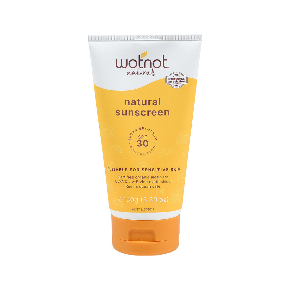 Wotnot Naturals Natural Sunscreen 30 SPF 150g