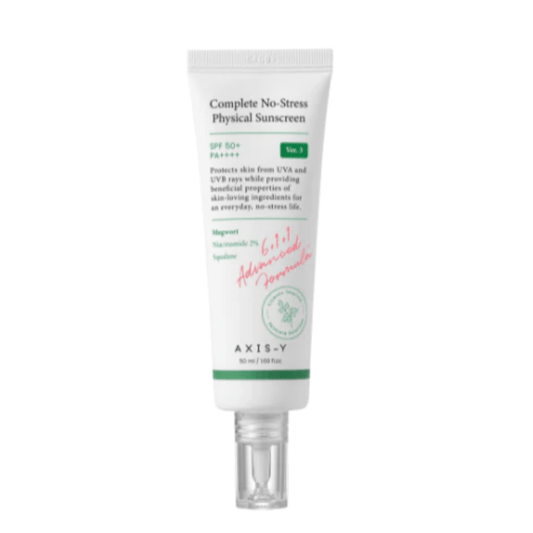 Axis-Y - Complete No Stress Physical Sunscreen SPF50+ PA++++ - 50ml