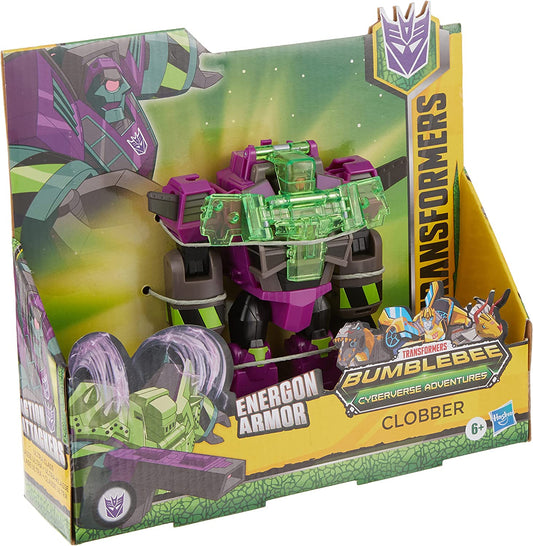 Transformers Cyberverse Battle for Cybertron Ultra Class Clobber Action Figure Energon Armor (E7108) LOW STOCK